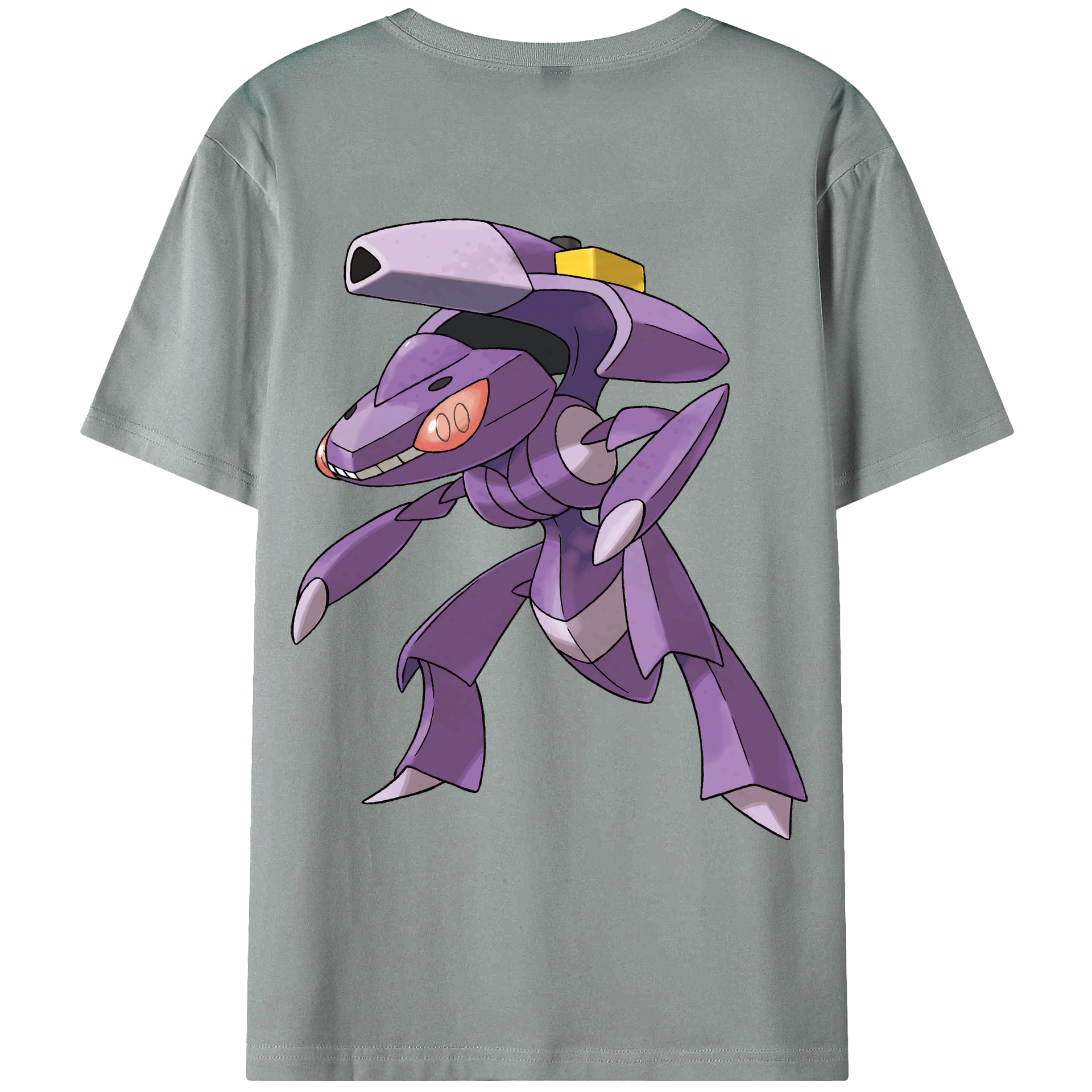 （画像用） ポケットモンスター Pokémon 綿100％ メンズ半袖Tシャツ（バックプリント） 通気性